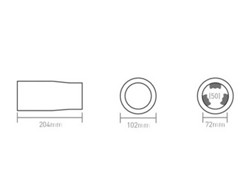 БЕСПЛАТНАЯ ПОДАРКА# НАКОНЕЧНИК ВЫХЛОПНОЙ СТАЛИ НЕРЖАВЕЮЩАЯ СТАЛЬ СИНИЙ ХРОМ 102 мм