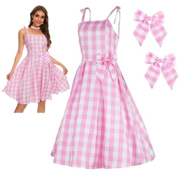 STRÓJ PRZEBRANIE SUKIENKA BARBIE COSPLAY DLA