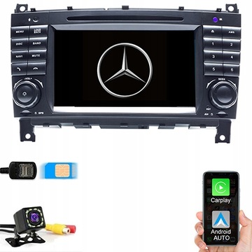 РАДИО GPS ANDROID Mercedes Benz CLC W203 2008-2010