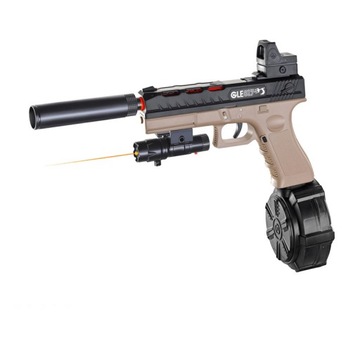 Zabawkowy pistolet samopowtarzalny glock z elektryczną kulą wodną