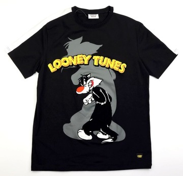 $48 Koszulka męska T-shirt Looney Tunes Zwariowane Melodie Sylwester Haft L