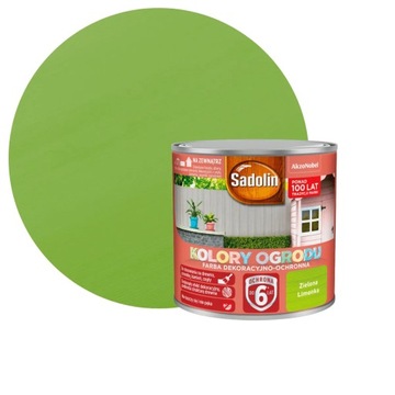 SADOLIN KOLORY OGRODU Zielona Limonka 0,25L FARBA DEKORACYJNO OCHRONNA