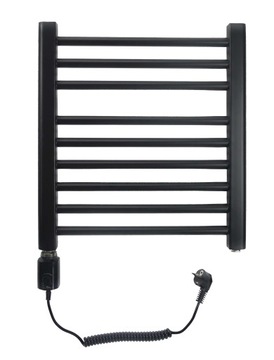Grzejnik łazienkowy elektryczny CARAT 300W CZARNY