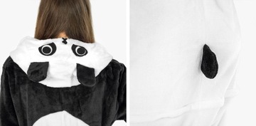 КИГУРУМИ КОМБИНЕЗНЫЙ КОСТЮМ ПАНДА ЦЕЛЬНАЯ ТЕПЛАЯ ПИЖАМА НА МОЛНИИ М