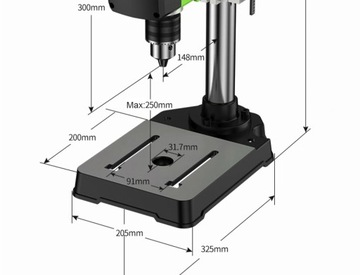Настольная дрель Allsome BG-516809 400 Вт