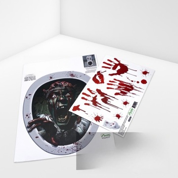 НАКЛЕЙКА НА ТУАЛЕТ НА ХЭЛЛОУИН КРИЧАЩИЕ ЗОМБИ ПОДАРОК ​​НАКЛЕЙКИ НА ХЭЛЛОУИН