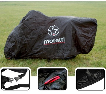 Мотоциклетный чехол на багажник размера L Moretti