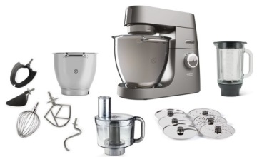 Планетарный кухонный комбайн Kenwood KVL8361S Chef XL + насадки 1700Вт