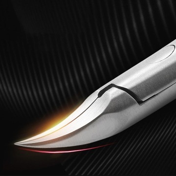 Набор инструментов для педикюра, черные кусачки-долото