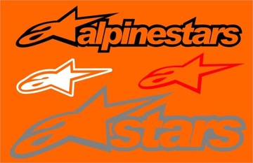 Наклейки Alpinestars на мотоциклы - различные наборы