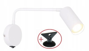 Kinkiet lampa ścienna ruchomy włącznik Tina loft