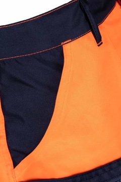 Рабочие брюки длиной до талии с темно-синей вставкой 50 ORANGE/NAVY NAVY
