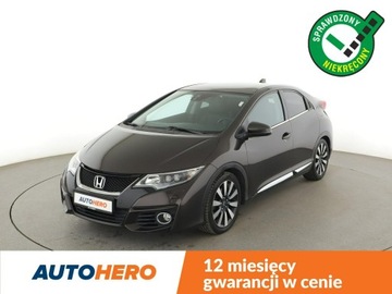 Honda Civic IX Sedan Facelifting 1.8 I-VTEC 140KM 2015 Honda Civic Sport 140KM automat skóra panorama
