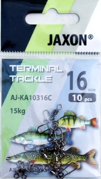 Agrafka z krętlikiem strong paczka10 szt -16 Jaxon