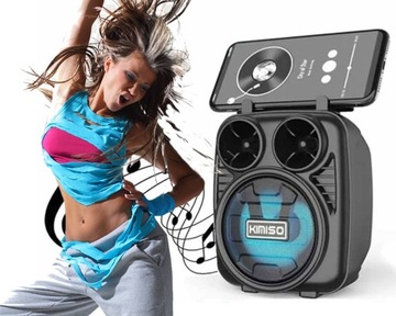 БЕСПРОВОДНОЕ РАДИО BLUETOOTH ДИНАМИК FM SD RGB