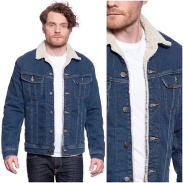 Męska kurtka jeansowa Lee SHERPA JACKET M