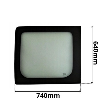 SZYBA LEWA TYLNA TYŁ W DRZWI FORD TRANSIT 00-14 (0351)