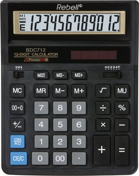 Kalkulator stacjonarny Rebell BDC712GL