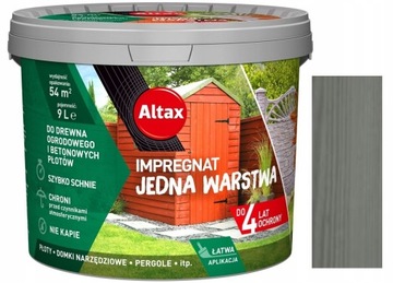 ALTAX IMPREGNAT DO DREWNA OGRODOWEGO ANTRACYT 9L