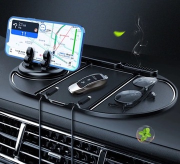 ПРОТИВОСКОЛЬЗЯЩИЙ КОВРИК АВТОМОБИЛЬНЫЙ ДЕРЖАТЕЛЬ ДЛЯ ТЕЛЕФОНА 6в1