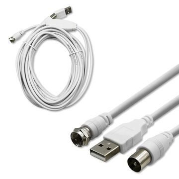 ЦИФРОВОЙ ТЮНЕР DVB-T2 HEVC + НАРУЖНАЯ АНТЕННА + КАБЕЛЬ 8 м