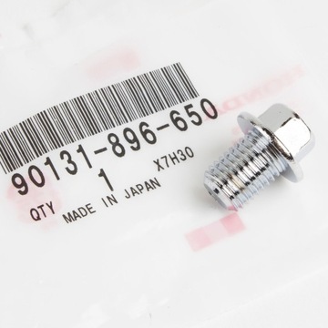 Болт слива масла Honda OE, пробка 12 мм 90131-896-650