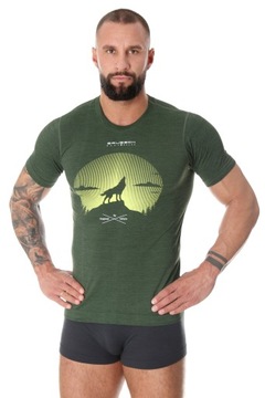 МУЖСКАЯ МУЖСКАЯ ТЕРМОАКТИВНАЯ ФУТБОЛКА BRUBECK OUTDOOR ШЕРСТЯНАЯ