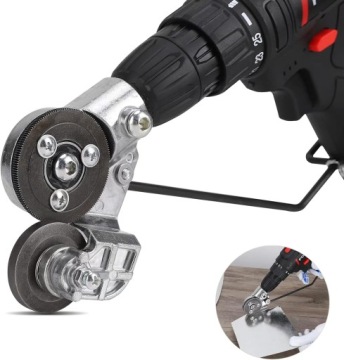 Переходник для резки листового металла на дрель