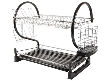 ДВУХУРОВНЕВАЯ ПОДСТАВКА ДЛЯ СУШКИ ПОСУДЫ