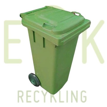 POJEMNIK N ŚMIECI ODPADY 120L ZIELONY
