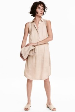 H&M Атласное платье, размер 40 л.