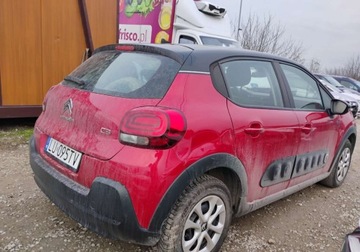 Citroen C3 III Hatchback 1.2 PureTech 82KM 2018 Citroen C3 2018r, 1.2 Benzyna. Delikatnie uszkodzony lewy przod. Jezdzi, zdjęcie 3