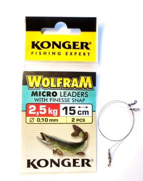 Konger Przypony Wolframowe Mikro 15cm/2,5kg