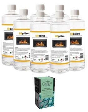ZESTAW 7L bioetanol BIOPALIWO + olejek do aromaterapii eukaliptus