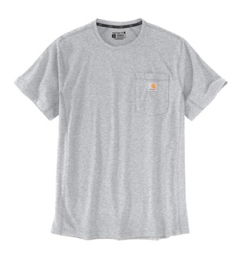 T-shirt TK4616 Force Carhartt z kieszonką Szary S