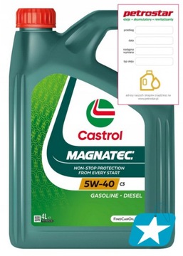 CASTROL MAGNATEC C3 5W40 4L