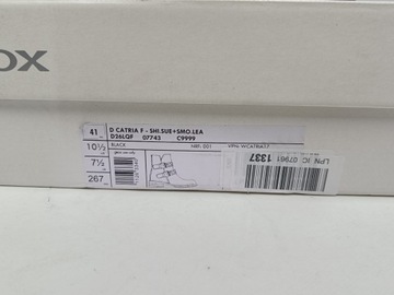 Buty damskie GEOX Botki SKÓRA SKÓRZANE D Catria F D26LQF 07743 C9999 41