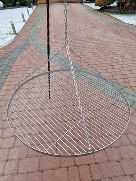 НЕРЖАВЕЮЩАЯ РЕШЕТКА 80 СМ САДОВЫЙ ГРИЛЬ И КАЧЕСТВО