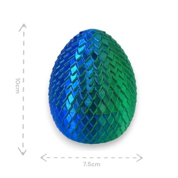 Crystal Dragon Mini + яйцо, длина 30 см, шарнирная фигурка