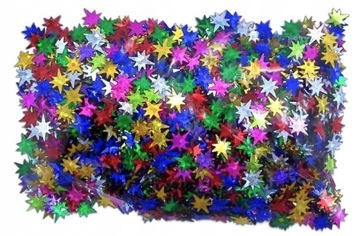 KOLOROWE CEKINY GWIAZDKI PLASTYCZNE DLA DZIECI