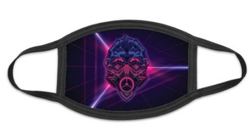 MASKA STREETWEAR TECHWEAR BAWEŁNIANA LED NEON PL