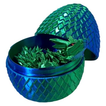 Crystal Dragon Mini + яйцо, длина 30 см, шарнирная фигурка