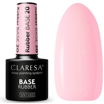 Claresa Baza Rubber 20 hybrydowa do paznokci UV/LED