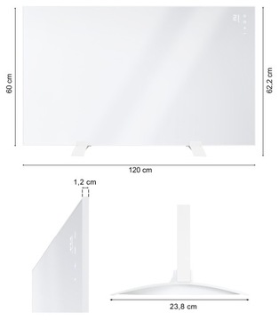 ЭЛЕКТРИЧЕСКИЙ инфракрасный обогреватель YOER + 720Вт + WiFi