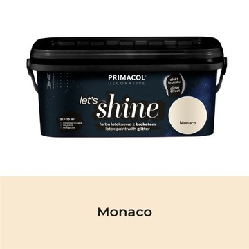 LET'S SHINE - farba dekoracyjna z brokatem - MONAKO 2l