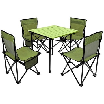 Туристический набор 5в1, складной стол, стол, 4 стула, чехол для кемпинга
