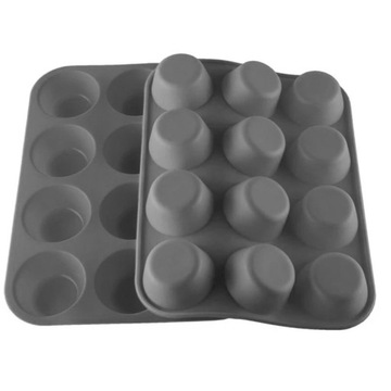 СИЛИКОНОВАЯ ФОРМА ДЛЯ ВЫПЕЧКИ МАФИНОВ ФОРМА ДЛЯ МАФИНОВ 12 шт.