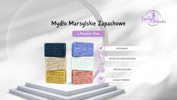 ZESTAW MYDEŁ MARSYLSKICH - FIOLET + NIEBIESKI