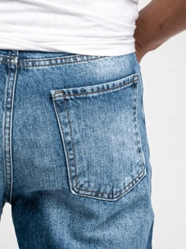 SZEROKIE SPODNIE JEANSOWE BAGGY MĘSKIE i8 Denim SPRANE Jasne Niebieskie 31