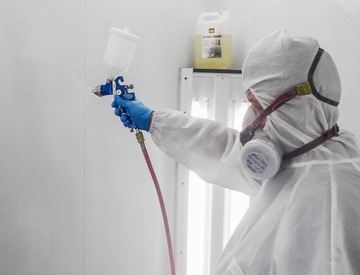 КРАСКУ-ПИСТОЛЕТ ДЛЯ ПОКРАСКИ 2 ФОРСУНКИ HVLP 600ML 1,4 мм 1,7 мм